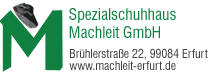 Spezialschuhhaus Machleit GmbH, Brühlerstraße 22, 99084 Erfurt